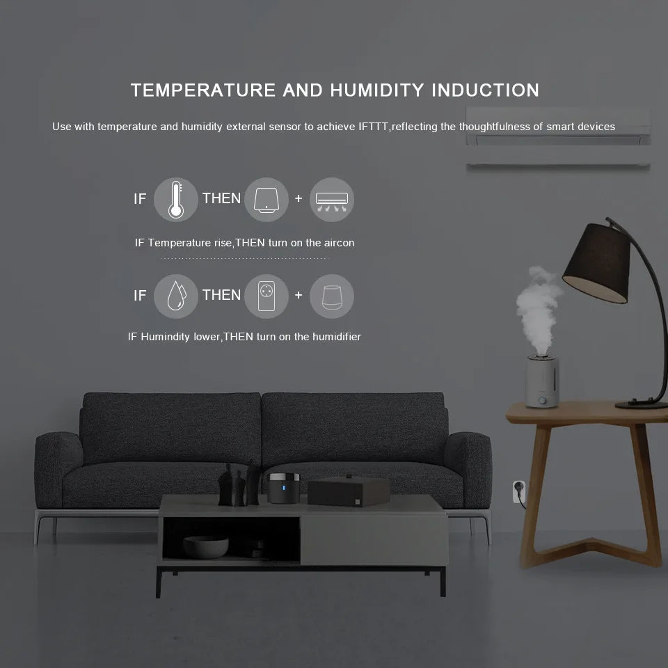 Controle Remoto Universal Inteligente BroadLink RM4 – Wi-Fi e IR | Compativel com Alexa e Google