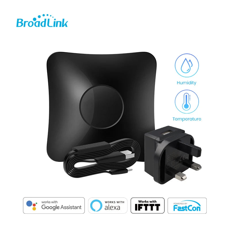 Controle Remoto Universal Inteligente BroadLink RM4 – Wi-Fi e IR | Compativel com Alexa e Google