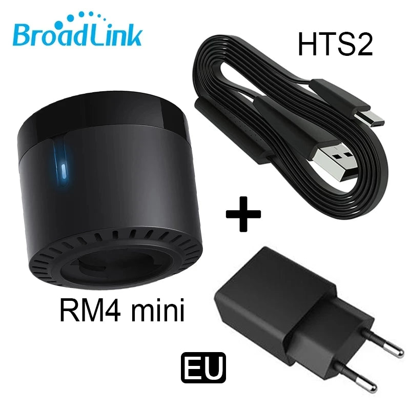 Controle Remoto Universal Inteligente BroadLink RM4 – Wi-Fi e IR | Compativel com Alexa e Google