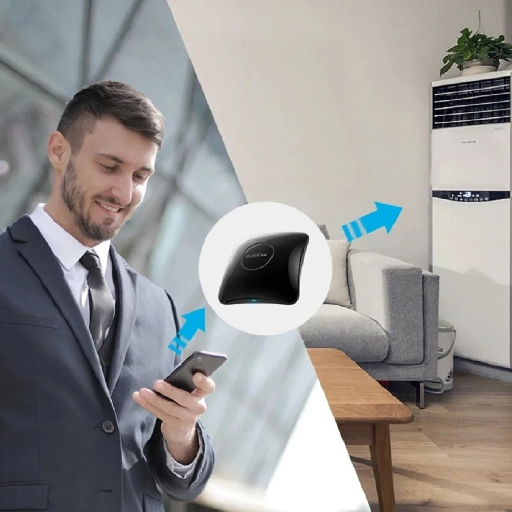 Controle Remoto Universal Inteligente BroadLink RM4 – Wi-Fi e IR | Compativel com Alexa e Google