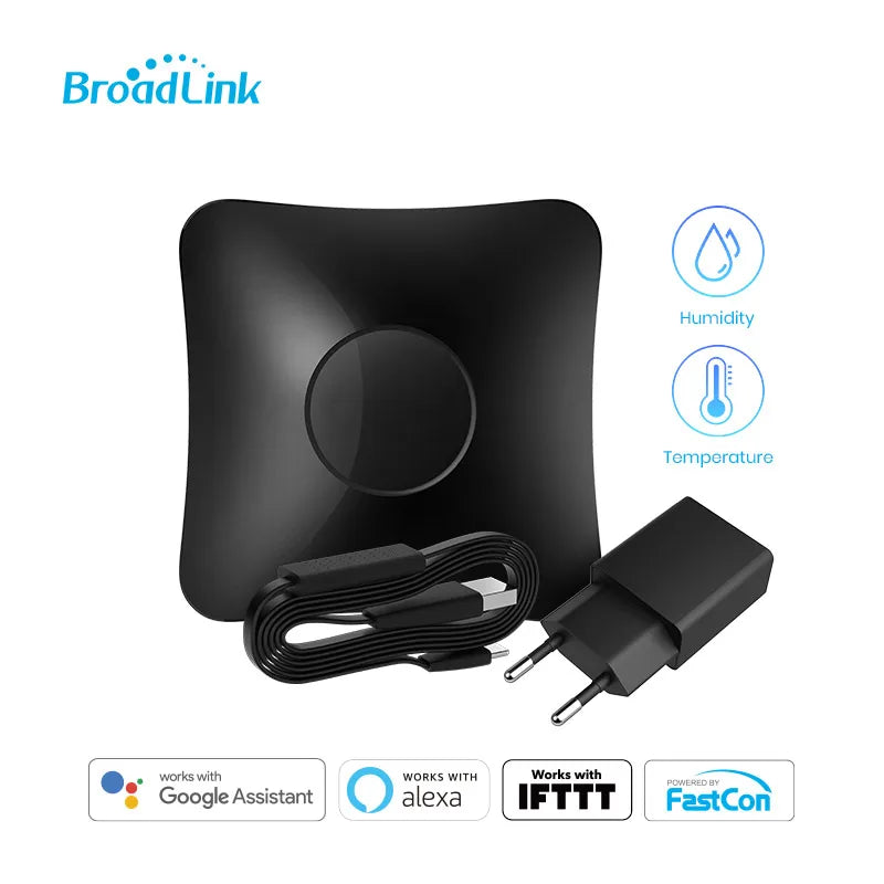 Controle Remoto Universal Inteligente BroadLink RM4 – Wi-Fi e IR | Compativel com Alexa e Google