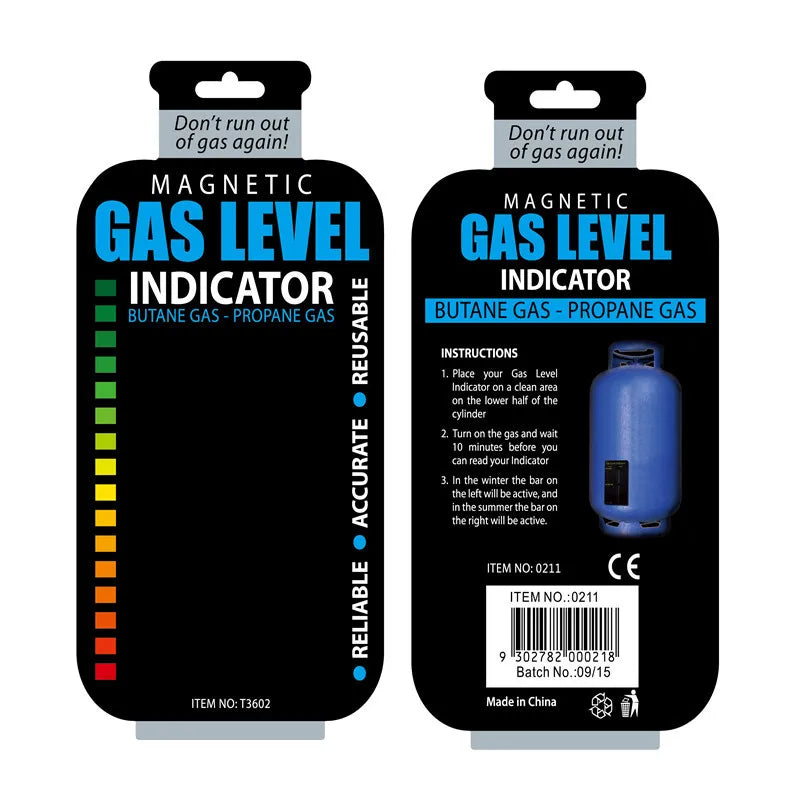 Indicador Magnético de Nível de Gás GLP – Medidor de Temperatura para BotiJão