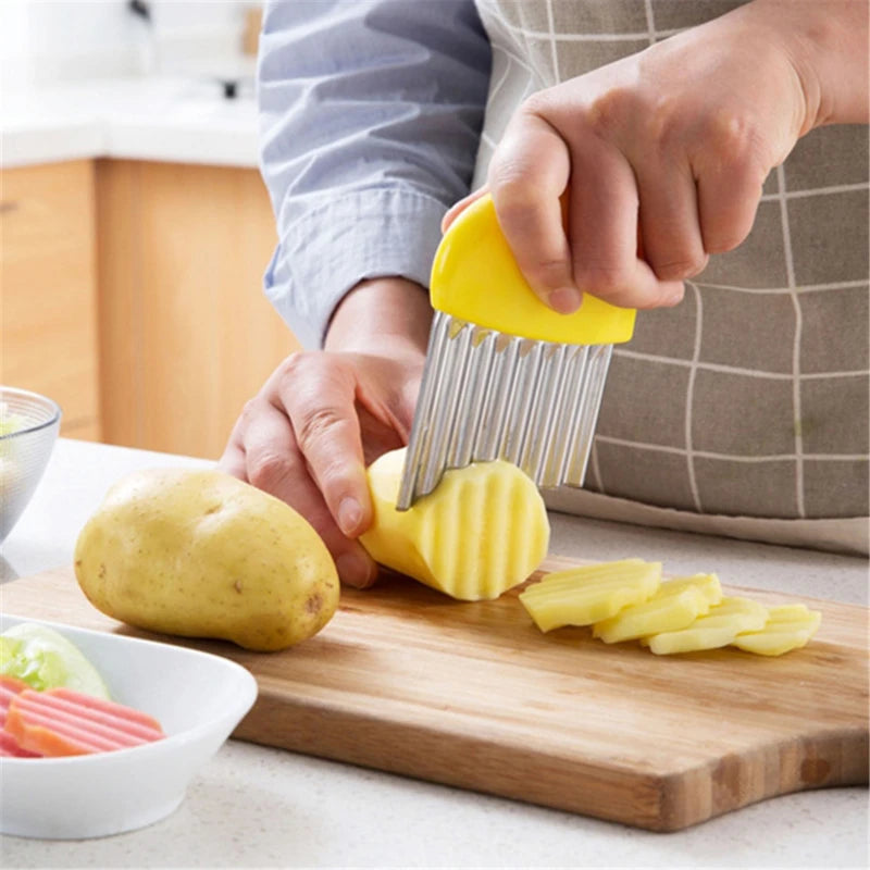 Cortador Ondulado para Batata e Legumes