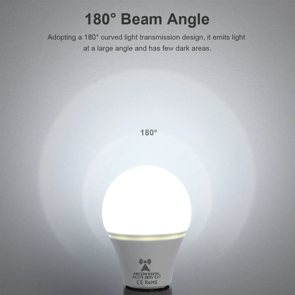 Luminária LED com Sensor de Movimento Radar – Kit 2 Un. | Bivolt 110V/220V