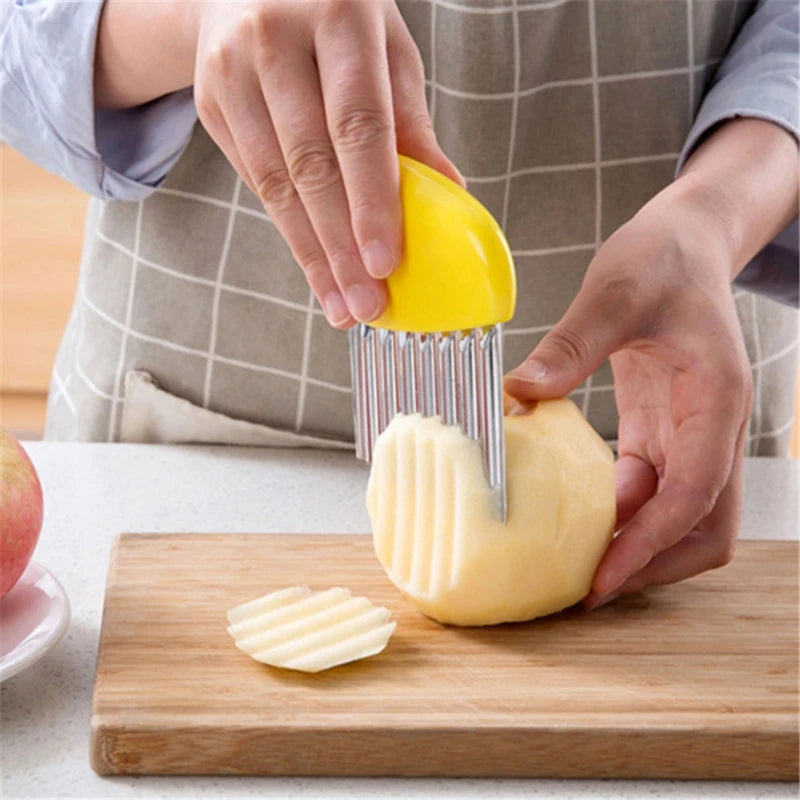 Cortador Ondulado para Batata e Legumes
