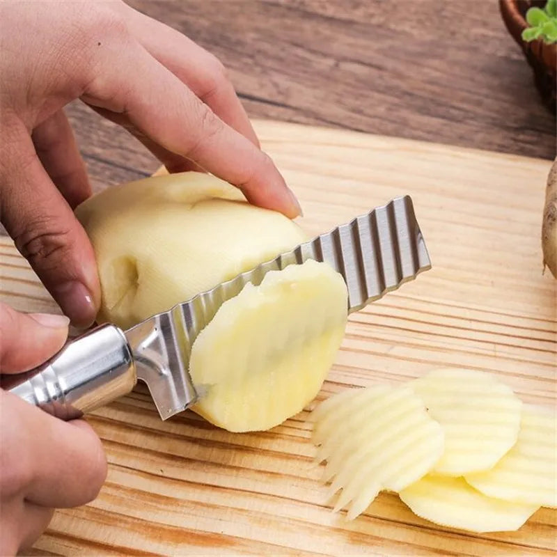 Cortador Ondulado para Batata e Legumes
