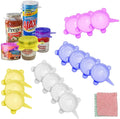 Tampas de Silicone Reutilizáveis 13 Peças