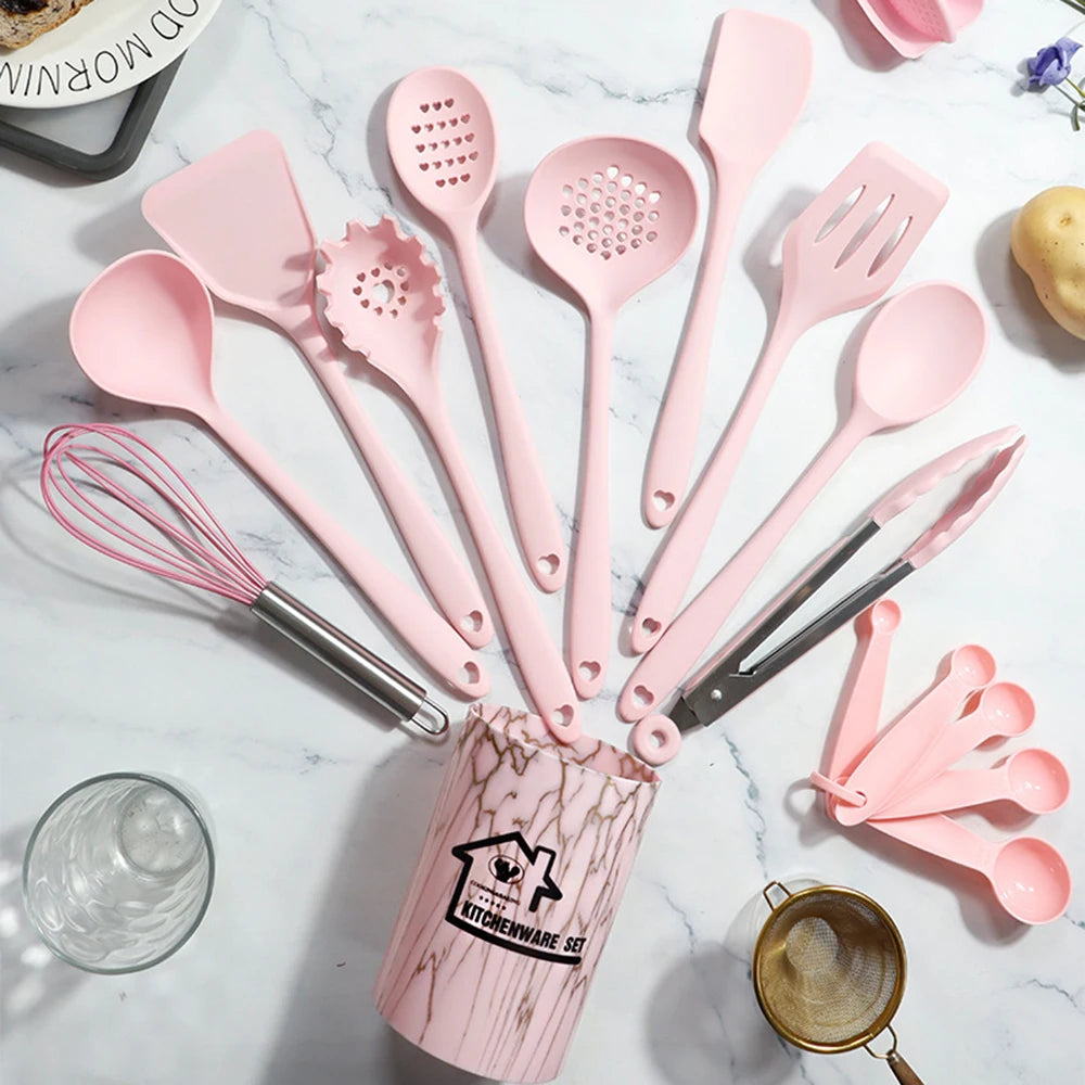 Kit de Utensílios de Silicone 18 Peças