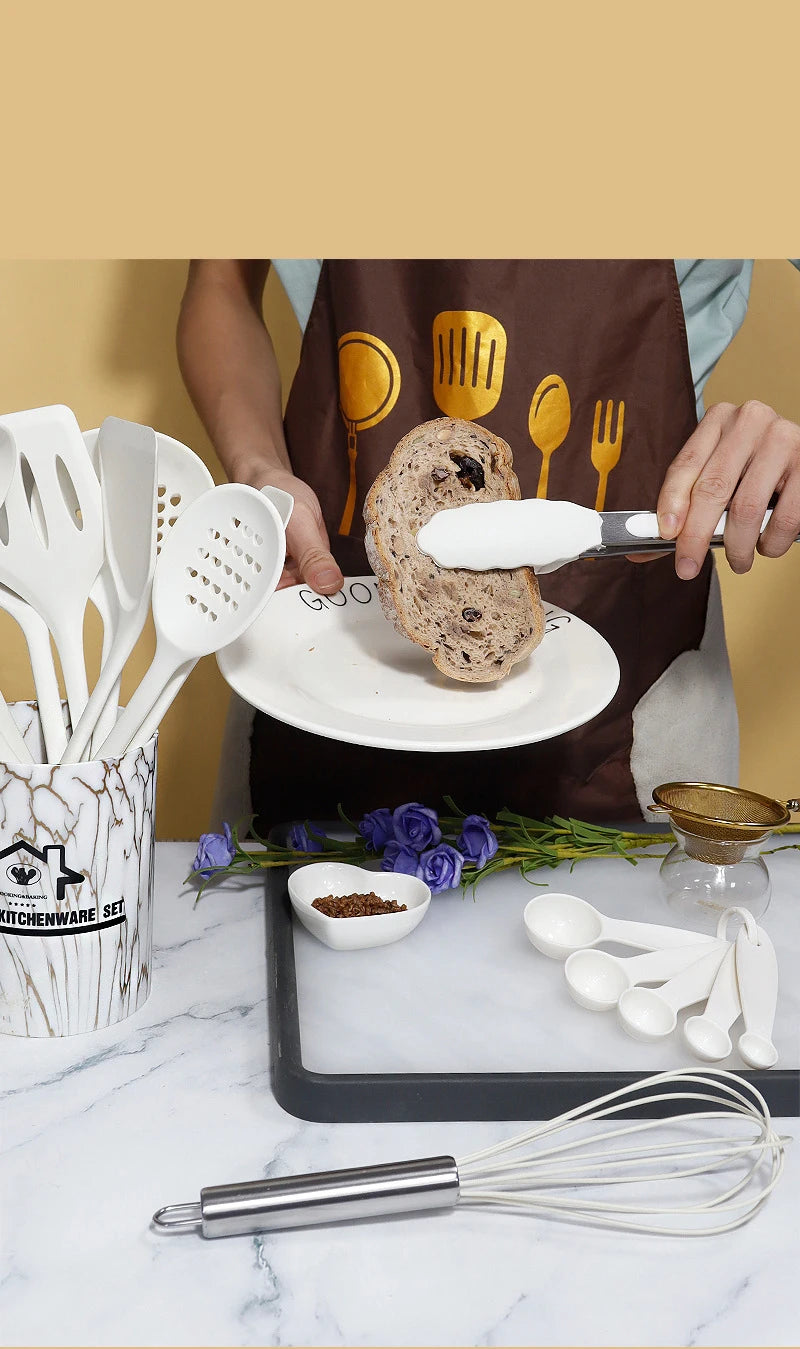 Kit de Utensílios de Silicone 18 Peças