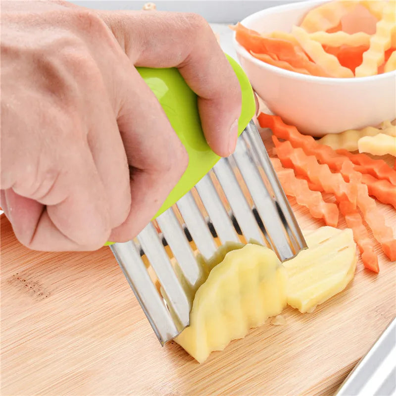 Cortador Ondulado para Batata e Legumes