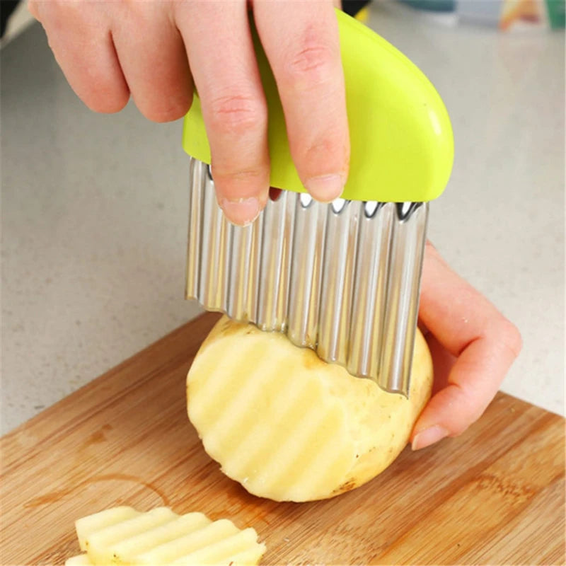 Cortador Ondulado para Batata e Legumes