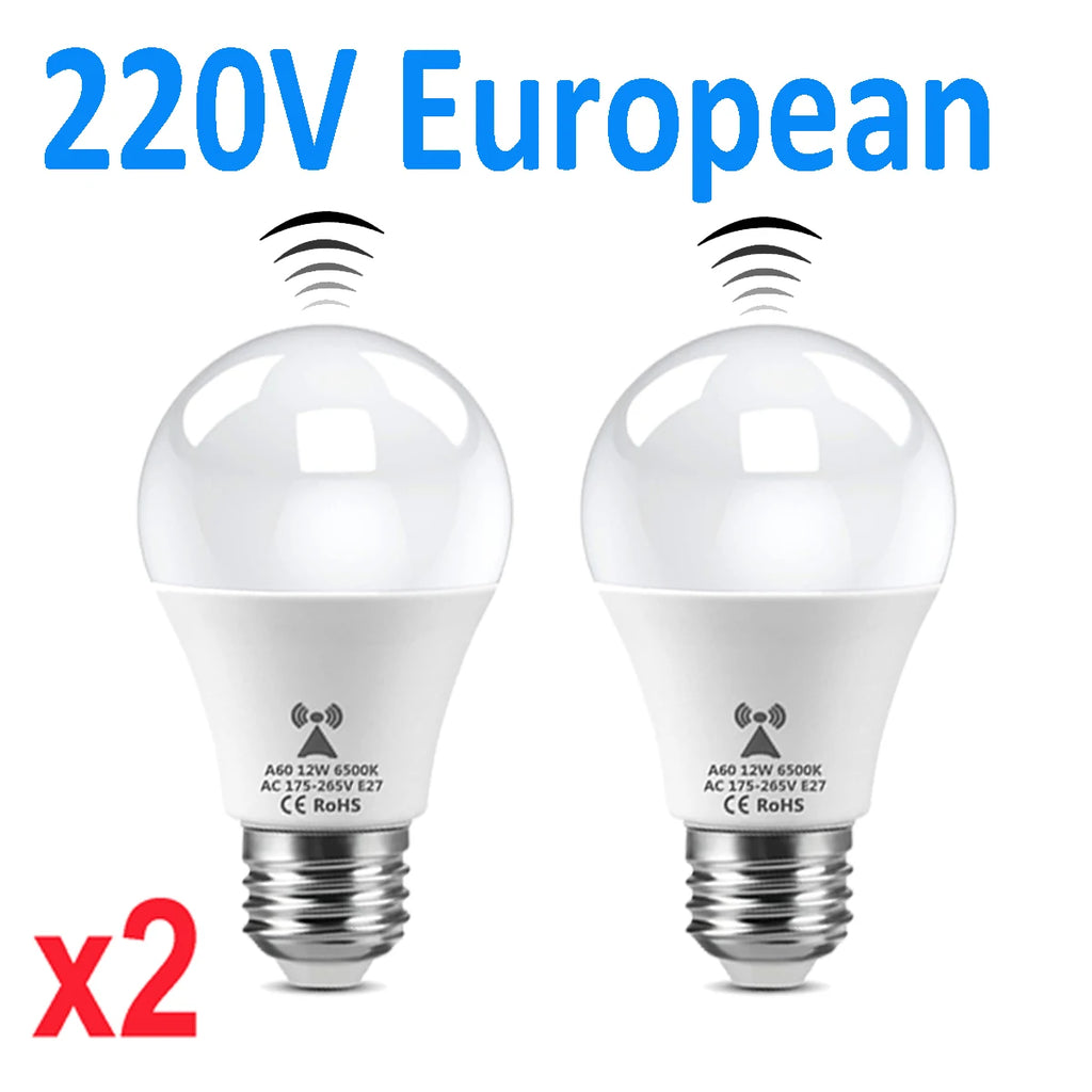 Luminária LED com Sensor de Movimento Radar – Kit 2 Un. | Bivolt 110V/220V