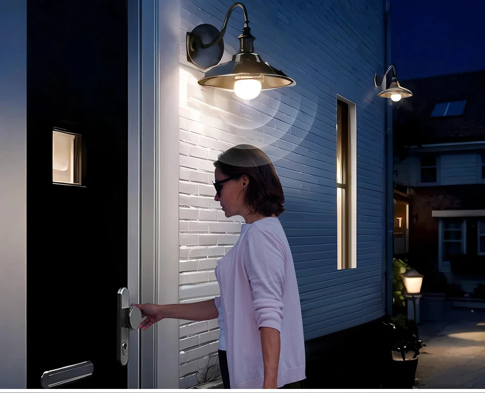 Luminária LED com Sensor de Movimento Radar – Kit 2 Un. | Bivolt 110V/220V