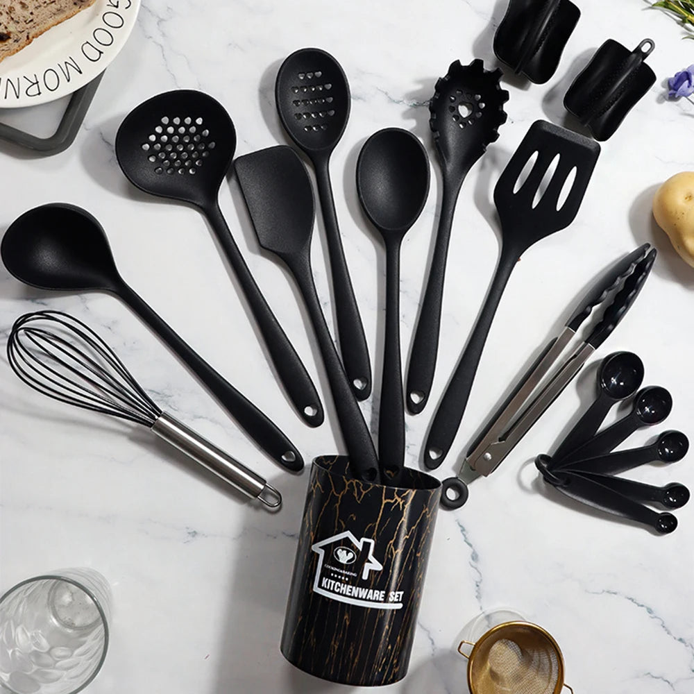 Kit de Utensílios de Silicone 18 Peças