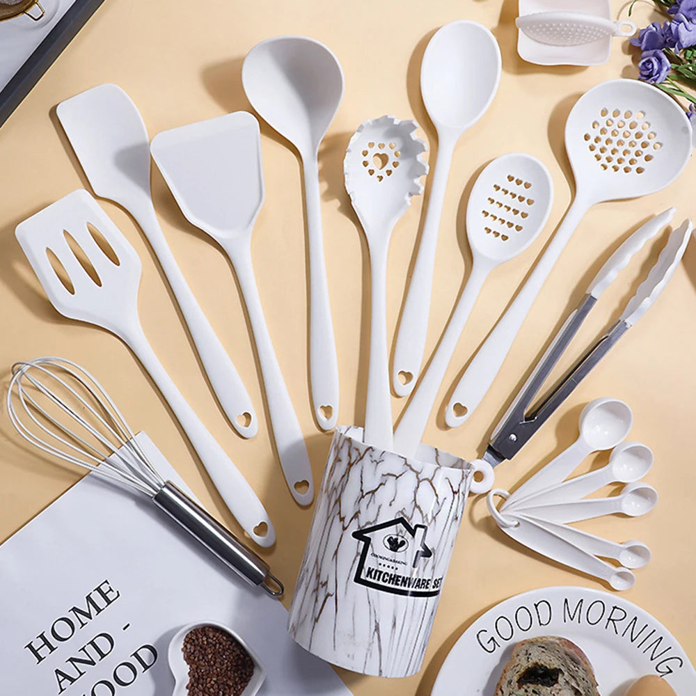 Kit de Utensílios de Silicone 18 Peças