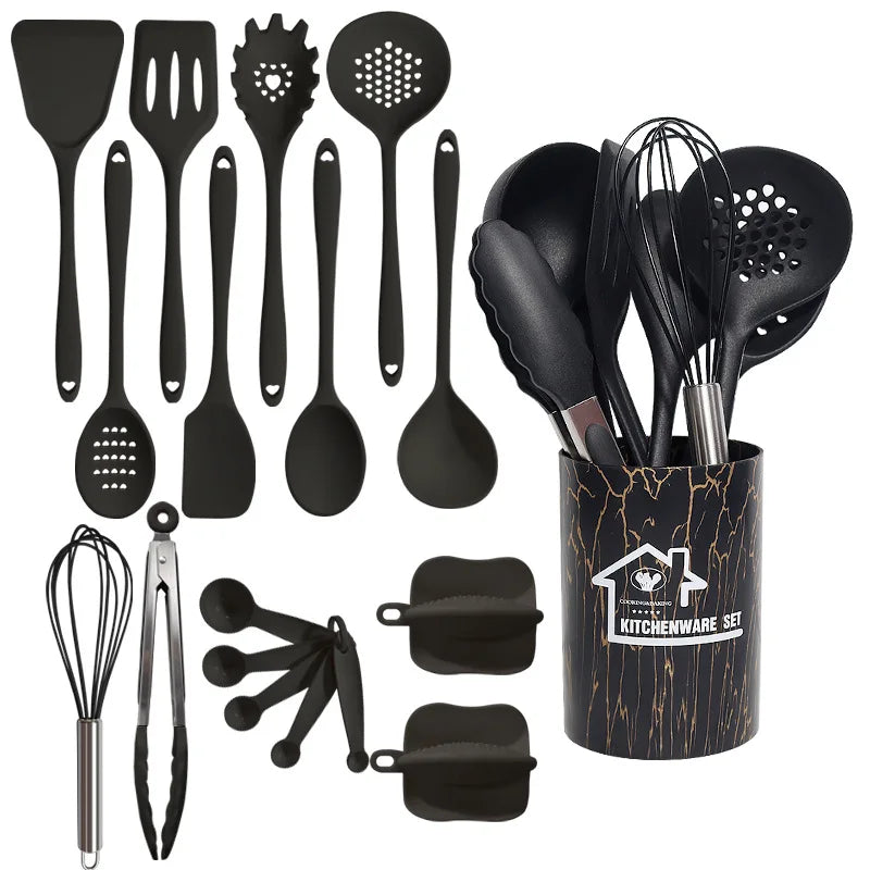 Kit de Utensílios de Silicone 18 Peças