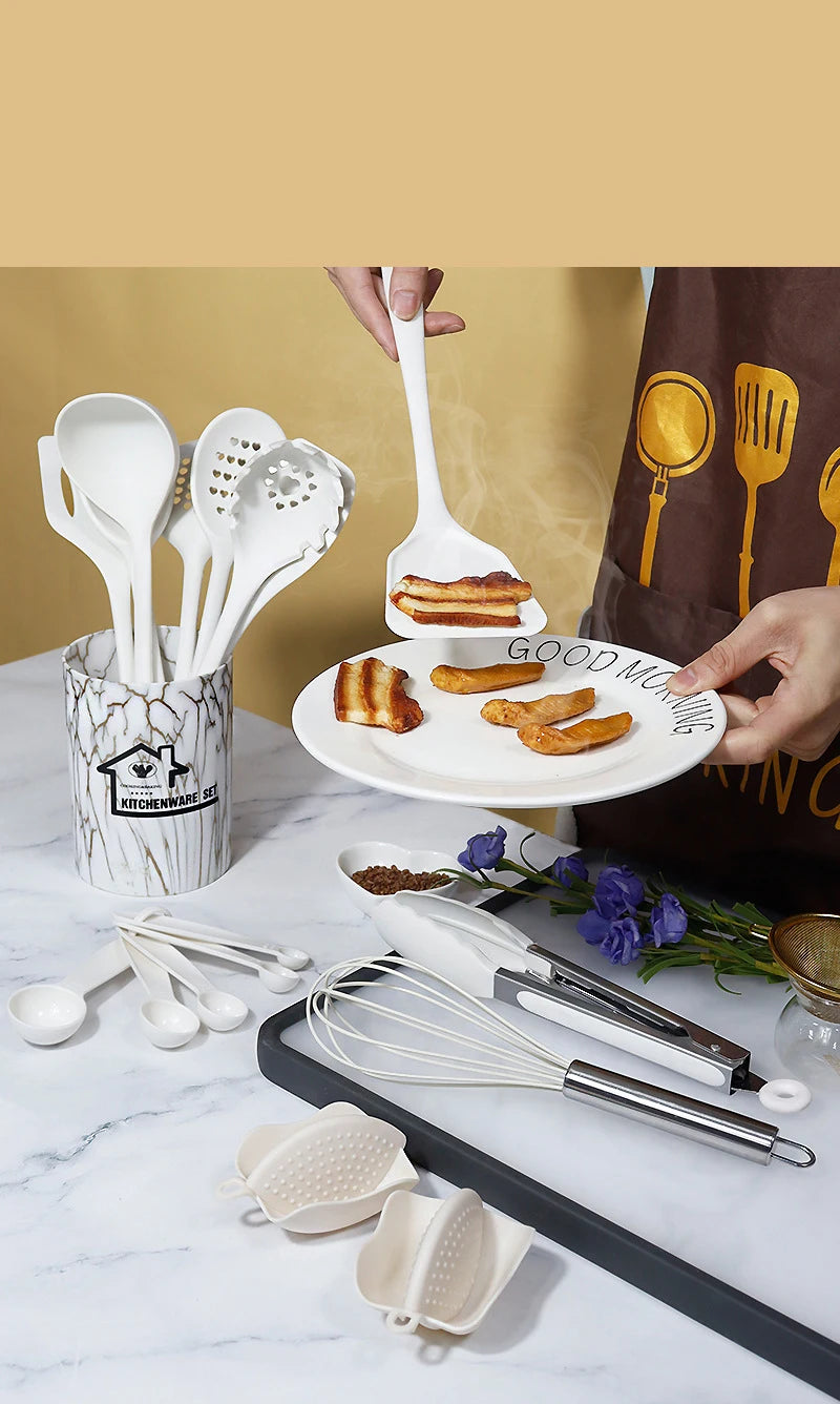 Kit de Utensílios de Silicone 18 Peças