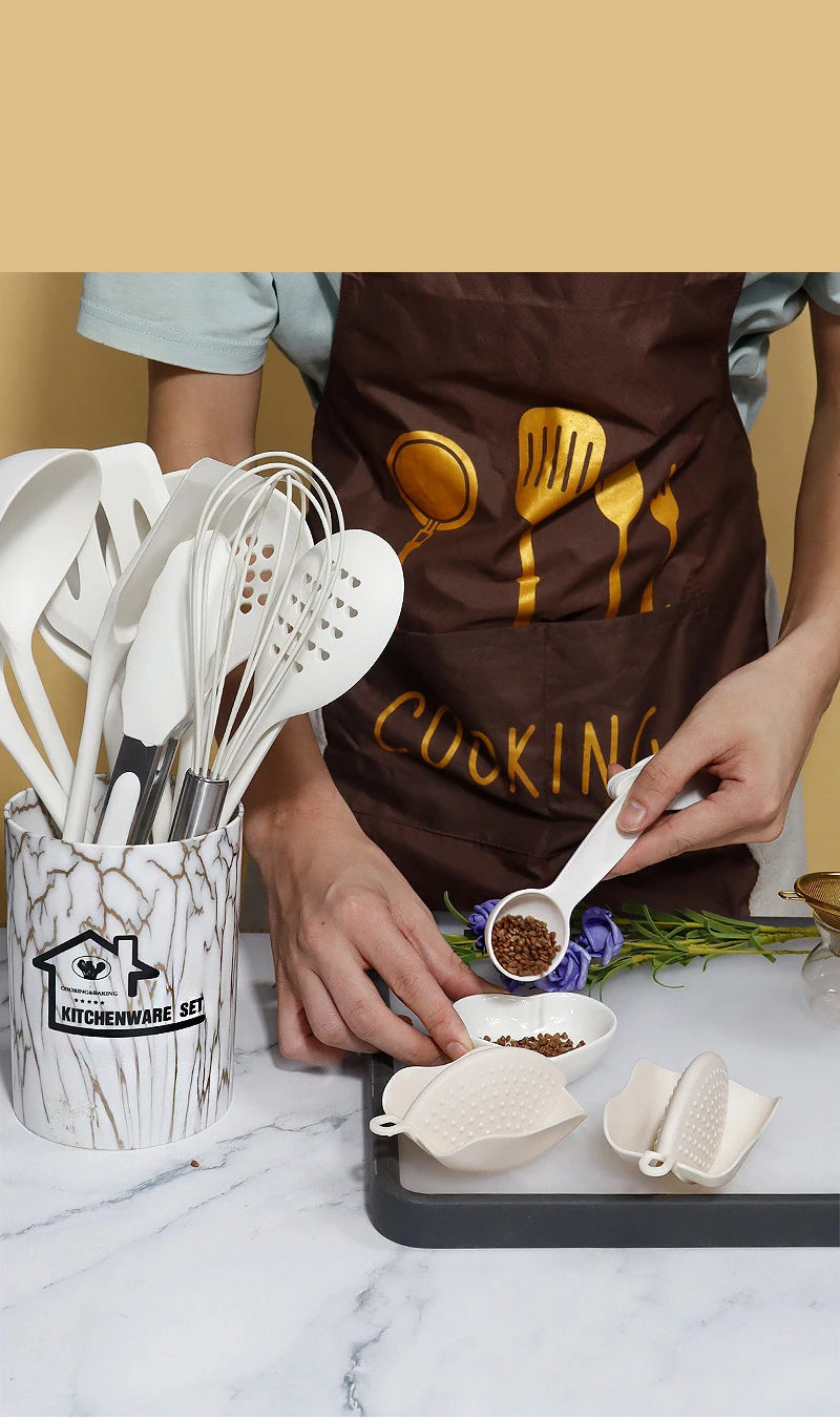 Kit de Utensílios de Silicone 18 Peças