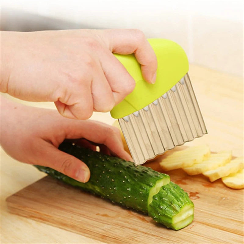 Cortador Ondulado para Batata e Legumes