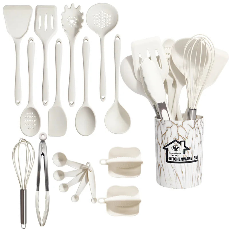 Kit de Utensílios de Silicone 18 Peças